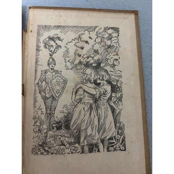 Antique In Story Land Hardcover Childrens Book 1925 Inscription Illustrated - Picture 8 of 11